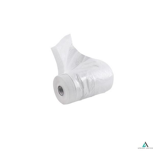 Плівка захисна з малярською стрічкою 550 мм. * 30 м. INTERTOOL KT-0801 фото