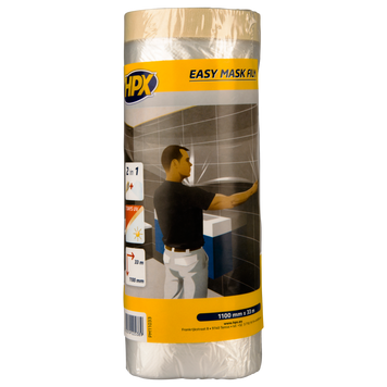 Захисна укривочна плівка HPX Easy Mask Film 1100мм x 33м прозора PM110033 фото