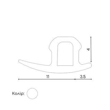 Маскирующая (декоративная) вставка С-ка, белая (303) С-ка-303-100 фото