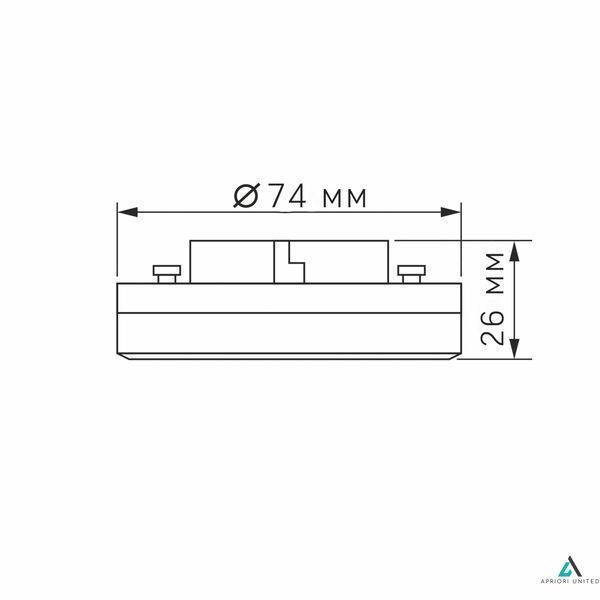 LED лампа VIDEX GX53 8W 4100K 220V VL-GX53-08534 фото