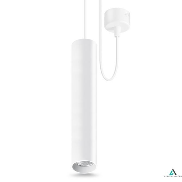 LED светильник подвесной накладной VIDEX 10W 4100K белый VL-SP-10034W фото